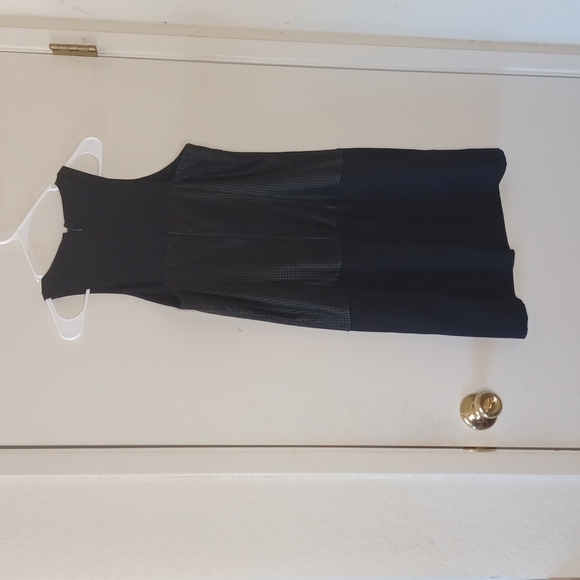 Banana Republic Factory Faux Leather Sheath dress, sz 2
